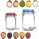 Laffeya 20 Reusable Mason Jar Bags For Cookies, Nuts, Medium, Blue,purple,red. Fixed Price $17.70.