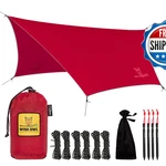 Wise Owl Outfitters Hammock Rain Fly Waterproof Camping Tarp Cover Tent Stakes. Fixed Price $85.33.