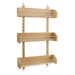 Rev-a-shelf Large Adjustable 3-SHELF Cabinet Door Mount Spice Rack, 4ASR-21. Fixed Price $150.99.