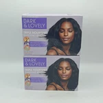 Dark & Lovely Triple Nourished Silkening Relaxer Kit - 2 Pack As Seen Pics. Fixed Price $24.99.