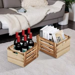 Ehemco Solid Hardwood Storage Crates, Set Of 2 (collectible). Fixed Price $31.99.
