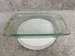 Pyrex C-232 Easy Grab Clear Glass Rectangular Baking Dish Quart 1.9 Liters. Fixed Price $17.99.
