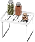 Small Stacking Shelf, Organizer For Spices, Make-up, Bottles & Jars, Collapsible. Fixed Price $15.99.