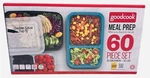 Good Cook Meal Prep 60 Pieces 30 Containers Lids Kitchen Home Gift Storage. Fixed Price $22.99.