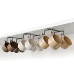 Ecrocy Coffee Mug Holder Under Cabinet, Easy Screw Mounting, 3 Pack Black. Fixed Price $21.81.