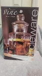 Circleware Fruit Of The Vine Glass Drink Dispenser. 15 Inch 169 Fl Oz. Fixed Price $45.00.