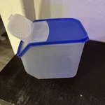 Tupperware Modular Access Mates Storage Bin Hinged Tan Lid & Veg Out Cap. Fixed Price $16.99.