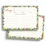 Minimalmart Lemon & Peach Recipe 4X6 Inches, Multi-colored With Brown Base. Fixed Price $21.82.