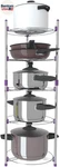 Cookware STAND,5 Tiers Round Shelf Storage Tower For Home Kitchen Pans Pots. Fixed Price $66.13.