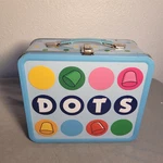 Vtg Dots Candy Metal Tin Lunchbox Retro Polka Tootsie Roll Loungefly. Fixed Price $25.00.