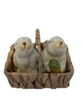 Mud Pie Rabbit Salt Pepper Shakers Basket 4 In.. Fixed Price $7.99.