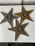 3 Anchor Plate 5 Sided Barn Stars Cast Iron. Fixed Price $19.99.