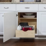 27" Wood Rollout Drawer - Hardware For Kitchen & Bath. Fixed Price $329.99.