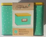 American Crafts 374097 Sugarbelle Recipe Card Tin. Fixed Price $18.99.