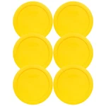Pyrex 7201-PC 6" Meyer Lemon Yellow Round Plastic Lid For 4 Cup Glass Bowl 6PK. Fixed Price $18.99.