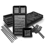 Sushi Serving Set, With 4 Japanese Plate, Soy Sauce Dish, P.... Fixed Price $39.50.