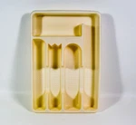 Vtg Rubbermaid 2919 White Utensil Flatware Silverware Tray Drawer Organizer. Fixed Price $13.00.