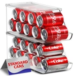 Sorbus Soda Can Organizer For Refrigerator - Stackable Holder Dispenser With Lid. Fixed Price $13.81.