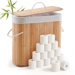 Storage Basket 8 GALLONS/30 Organizer Holder With Lid Waterproof For Kitche.... Fixed Price $35.24.