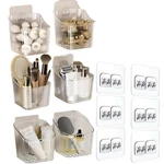 6 Pcs Small Wall Mount Organizer Adhesive Cabinet Door Storage Bins Clear. Fixed Price $22.88.
