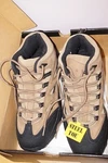Diehard Steel Toe Leather Uppers Full Cushion Footbed Sz 1/2 Med Taupe 84375. Fixed Price $69.95.