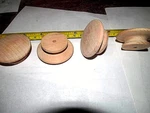 10 Pieces New Unfinished Maple 2" Round Wood Cabinet Knobs / Pulls Kh. Fixed Price $13.95.