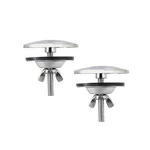 2 Piece Inch Kitchen Sink Hole Cover, Stainless Steel Faucet C.... Fixed Price $14.43.