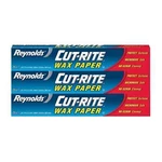 Reynolds Cut Rite Wax Paper, 75 Sq Ft (pack Of 3). Fixed Price $22.95.