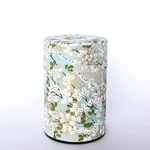 Small 100G Capacity Japanese Tea Canister Natural Tree Airtight Tin Box. Fixed Price $31.64.
