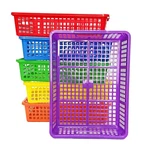 6-PACK Colorful Plastic Turn-in Paper Trays Classroom Storage Bin Basket 4A. Fixed Price $41.98.