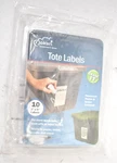 Jokari Tote Labels 10 Pack 3" X 5" Erase Starter Kit Set W Marker. Fixed Price $10.99.