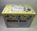 Recipe Box With Cards New Sealed Martin Designs 2002 Vintage Rooster /fruits. Fixed Price $17.00.