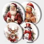 Tucocoo Red Christmas Electric Stove Burner Covers, Set Of 4 Round. Fixed Price $21.49.