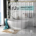Amazerbath 12 Gauge Heavy Duty Crystal Clear Thick Shower Curtain Liner. Fixed Price $26.76.