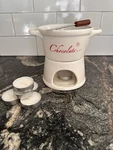 Frieling Chocolate Fondue Pot Set. Fixed Price $10.00.