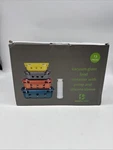 Vacuum Ware Glass Food Container Set With Pump And Silicone Sleeve 13 Pc. Fixed Price $19.99.