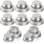 Lyellfe 8 Pack Mason Jar Shaker Lids, Stainless Steel For J.... Fixed Price $18.90.