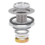 Ez-flo Kitchen Sink Strainer With Flange And Die-cast Nut, Stainless Steel Fl.... Fixed Price $20.28.