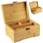 Cdoky Large Wooden Box With Hinged 7.08 4.72 3.93 Inches, Light Brown. Fixed Price $22.84.