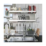 Over The Sink Dish Drainer Drying Rack, Full Stainless Steel 3-TIER... Fast Ship. Fixed Price $133.99.