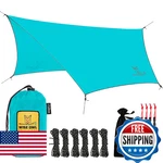 Wise Owl Outfitters Hammock Rain Fly Waterproof Camping Tarp Cover With Tent. Fixed Price $75.87.