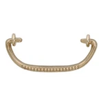 Kitchen Cabinet Door Pull Solid Brass Dimpled Bail Replacement Renovators Supply. Fixed Price $10.99.