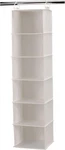 Household Essentials 311312 Hanging Closet Organizer 6 Shelf, Light Natural. Fixed Price $28.00.