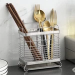 304 Stainless Steel Hanging 2 Compartments Mesh Utensil Drying Rack/chopsticks/s. Fixed Price $28.28.
