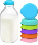 Sophico Silicone Milk Bottle Caps, 48MM Diameter Glass Jug Replacement Lids Fit. Fixed Price $21.05.
