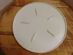 Rubbermaid Turn Table Lazy Susan W/ Raised Dividers 9.25" Cream JB1-2443-1. Fixed Price $15.99.