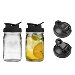 2 Pack Wide Flip Cap Mason Lids For Jars - Mouth, Black. Fixed Price $16.17.