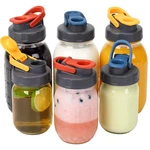 Soligt Pack Mason Jar UPGRADED-6 Pcs Regular Mouth Lids, Red, Blue, Yellow. Fixed Price $26.11.