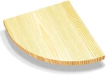 Handyct Melamine Quarter Round Cabinet, Closet Stand Alone Corner Shelf. Fixed Price $18.97.
