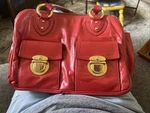 Marc Jacobs Blake Bag Wallet Set Red Leather Satchel Purse. Fixed Price $189.99.